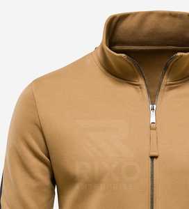 Chaqueta de Lona para Hombre con Cierre, Secado Rápido, Transpirable, Ligera, Resistente al Viento, Cuello Alto, Informal, Deportiva, 100% Poliéster, OEM - Product Image 4
