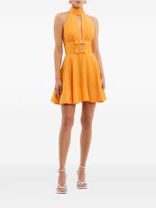 Robe de soirée élégante, antistatique, respirante, longueur genou, à col licou, pour les fêtes et le bal - Product Image 2