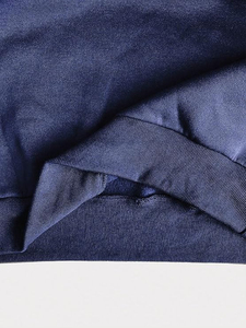 Suéter de Cuello Redondo para Mujer, Talla Grande, Manga Larga, Informal, Ligero, Transpirable, Diseño Sólido para Invierno - Product Image 4