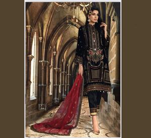 Robe de soirée d'été modeste pour femmes, broderie de logo personnalisée, mode simple, droite, en mousseline de soie pakistanaise, nouvelle boutique de qualité supérieure - Product Image 4