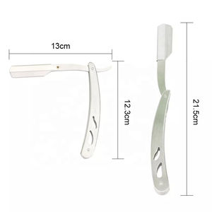 Venta al por mayor de marca privada profesional Retro hoja recta Barbero maquinilla de afeitar salón de calidad maquinilla de afeitar recta para barberos o hombres - Product Image 5