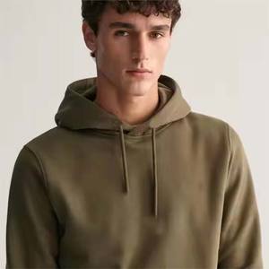 Unisex de alta calidad 100% algodón French Terry hombres pulóver 3D Drop Shoulders Fleece sudaderas con capucha de gran tamaño diseño personalizable liso - Product Image 2