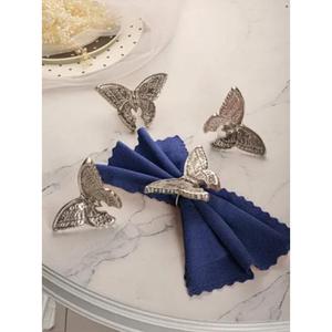 Elegant decorative metal napkin ring set <b>for</b> dining <b>table</b> decoration with timeless design perfect <b>for</b> any occasion - Product Image 5