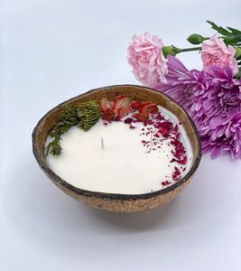 Eco-Friendly Coconut Shell Candles 2025 Bestseller in Handmade Sustainable Decor Eco Chic Decor Gift Idea Coconut Shell Candles - Product Image 4