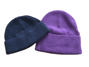 Gorro de punto Unisex de algodón orgánico 100%, logotipo tejido de diseñador, ropa suave de invierno y playa con patrón de impresión de tamaño personalizable - Product Image 3