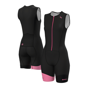 Trisuit sin mangas para mujer Performance-3SL en color rosa carbón - Product Image 5