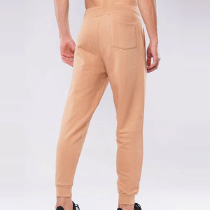 Haute qualité confortable hommes Joggers couleur unie pantalons de survêtement décontractés Pakistan fait survêtement pantalon droit motif toile tissu - Product Image 3