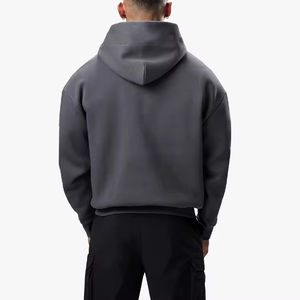 Sudaderas con Capucha Personalizadas para Hombre de Alta Calidad, con Cierre, Hombros Caídos, Media Cremallera, 100% Algodón Felpa, para Invierno - Product Image 2