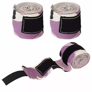 Envolturas de mano de boxeo de fabricación profesional a la venta/envoltura de mano de vendaje de boxeo fácil de Fitness de bajo precio con logotipo personalizado - Product Image 5