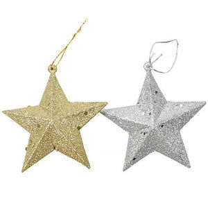 Árbol de Navidad colgante de alta calidad, fabricante de estrellas de Metal, diseño recién llegado, adornos de árbol de Navidad - Product Image 4