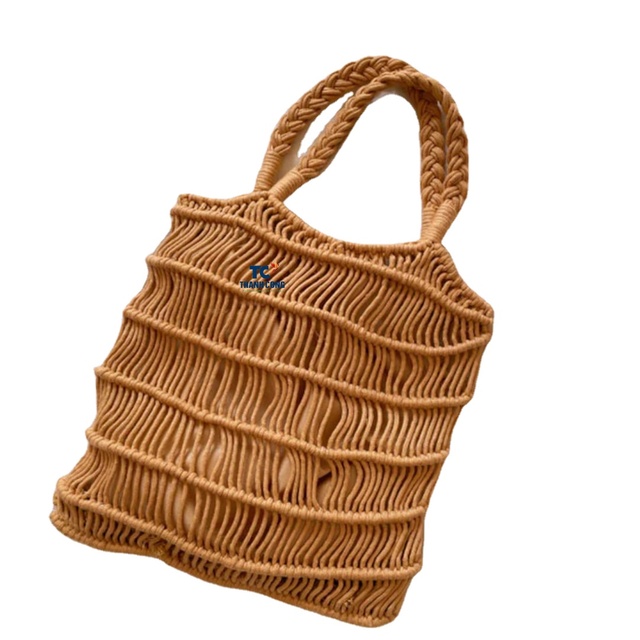 Wholesale Cheap Price Eco-friendly Cotton Bags Crochet Handmade Basket Bags Made in Vietnam