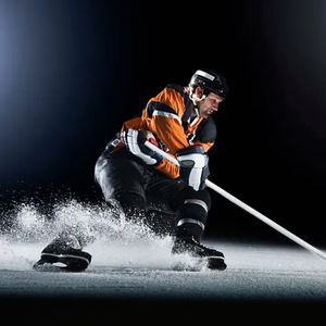 กางเกงฮ็อกกี้น้ำแข็งแบบซับลิเมชันเต็มรูปแบบผ้าโพลีเอสเตอร์ระบายอากาศได้ดีแห้งเร็วงาน OEM ออกแบบได้ตามต้องการ - Product Image 6