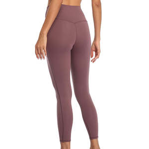 Vêtements de sport Ensemble de leggings pour femmes Pantalon de yoga en coton biologique Leggings de yoga durables pour femmes Vente en gros de haute qualité Service OEM - Product Image 4