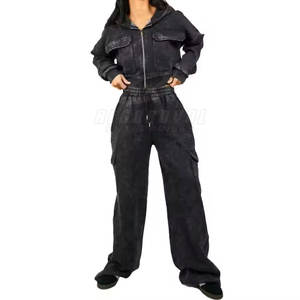 Quantité minimale de commande bas conception personnalisée femmes survêtements utilisation en plein air femmes vêtements couleur personnalisée femmes survêtement - Product Image 1