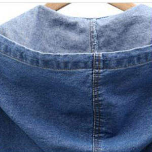 Veste d'hiver OEM à col montant 100% coton réversible en denim respirant pour hommes jeunes - Product Image 4