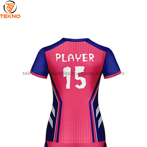 2025 Peso ligero y ajuste cómodo Diseño de uniforme de voleibol Material de poliéster Hecho Uniforme de voleibol Servicio OEM - Product Image 3