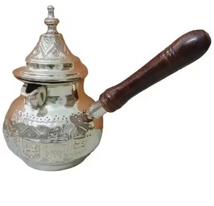 Arabic Style Metal Dallah New Culture Coffee <b>Tea</b> Pot for Indoor and Outdoor Parties Classic Design Drinkware - Product Image 6