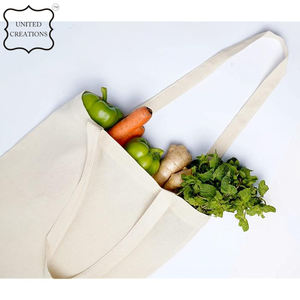 Offre Spéciale réutilisable Designer tissu toile coton Shopping sac fourre-tout Logo personnalisé taille écologique article populaire - Product Image 3