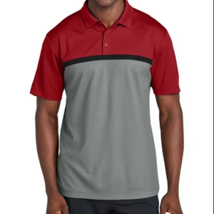 APO OEM/ODM personnalisé en gros de haute qualité pour hommes col polo ample couleur bloquée rayé pull tricoté pull à manches longues - Product Image 1