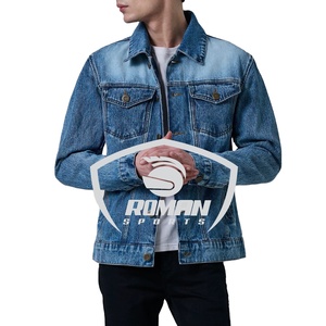 Chaqueta Vaquera de Alta Calidad para Hombre, Elegante, Moderna, Transpirable, Tejido Resistente, Diseño Cómodo para Uso Casual Moderno, por RSW - Product Image 1
