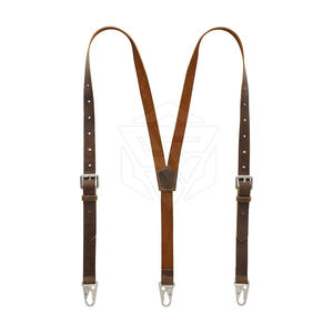 Tirantes de cuero genuino para hombre Tirantes ajustables clásicos Duradero Ligero para ropa informal formal Cuero de vaca Premium - Product Image 1