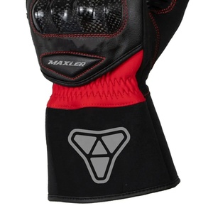 Distressed Leather Motorbike <b>Gloves</b> for Motorcyclist Street Bikers Cycling Motocross Riding Grip Protective Riding Gear <b>Gloves</b> - Product Image 6