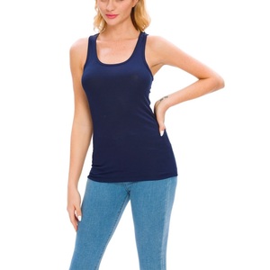 Women's Sleeveless Plain Vest Top Summer Casual Slim Fit Tank Tops <b>T</b>-<b>Shirt</b> HOT Blended <b>Yarn</b> Women's Tank Top for Women From BD - Product Image 5