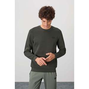 Sweat-shirt pour homme Omar Khaki - 88137 - Khaki - Product Image 3