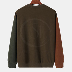Sudadera holgada de peso ligero para hombre, sudadera de Color sólido para hombre, sudadera básica de alta calidad para hombre - Product Image 2