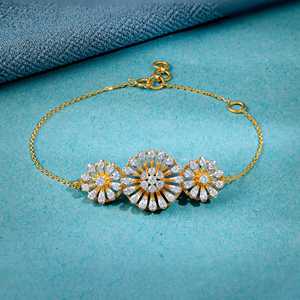 GIVA-Bracelet diamant en or Calendula Heer by GIVA Bracelets luxueux pour femme - Product Image 4