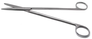 Ciseaux vétérinaires Metzenbaum 9 pouces droits à bout arrondi/incurvé, instruments chirurgicaux de haute qualité en acier inoxydable, manuels - Product Image 3