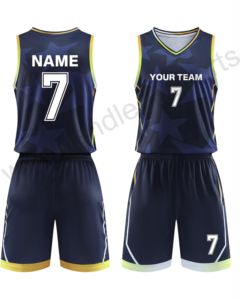 Uniforme de Baloncesto Sublimado de Poliéster de Alta Calidad con Logotipo Personalizado, Conjunto Ligero sin Mangas, Camiseta y Pantalones Cortos Transpirables, Tallas Grandes - Product Image 5