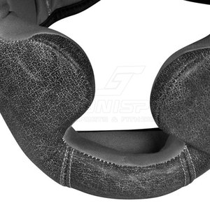 Protector de cabeza de cuero de diseño personalizado de alta calidad, venta completa, Equipo de Boxeo MMA con patrón impreso, protección de entrenamiento físico - Product Image 6