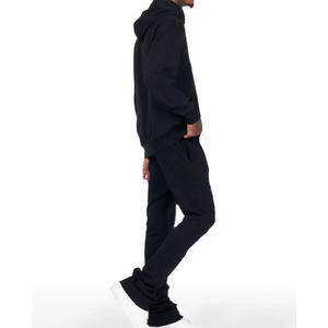 Conjunto Deportivo de Algodón Grueso al por Mayor, Sudadera con Capucha Personalizada, Pantalones Deportivos, Conjunto de Dos Piezas, Sudadera con Capucha Gruesa para Hombre - Product Image 2