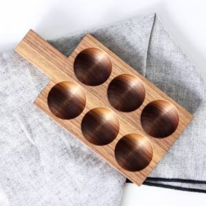High Quality Eco-friendly Rustic Wooden <b>Egg</b> Holder <b>Storage</b> Box Handmade Wood Refrigerator Tray for <b>Eggs</b> - Product Image 3