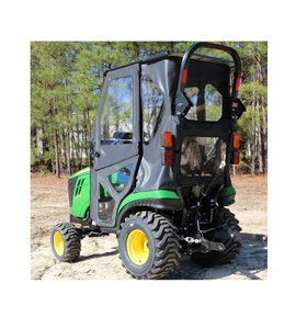 Nouveau OEM Mining Bulldozer Cab Pare-brise avant en verre Fenêtre latérale Pare-brise arrière en verre pour Mahindra Dozer - Product Image 6