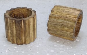 Servilletero tallado en madera de Mango de alta calidad, decoración de mesa de boda, decoración del hogar, proveedor indio fabricado para fiestas - Product Image 3