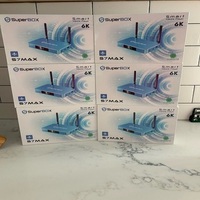 Pour SuperBox S7 Pro TV Box 2025, Boîtier TV Android 6K Ultra HD avec WiFi 6, 4 Go de RAM, 32 Go de stockage, commande vocale et lecteur multimédia