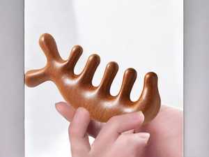 Custom Logo Polished Durable Wooden Massage <b>Hair</b> Comb Handmade Natural Wood <b>Scalp</b> <b>Massager</b> for Professional Salon Use - Product Image 4