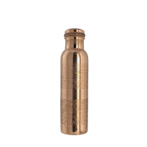 Health Benefits <b>Metal</b> Pure Copper <b>Water</b> <b>Bottle</b> for Food & Catering Stores Decorative <b>Bottle</b> for Drinking <b>Water</b> Copper <b>Bottle</b> - Product Image 5