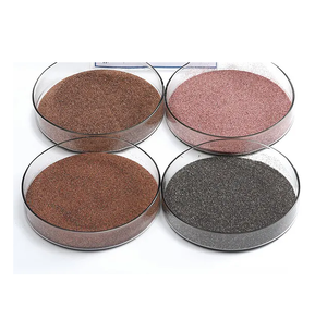 Abrasivos de grano de malla 30-60 de arena de granate rojo para pulido y corte de chorro de arena - Product Image 3