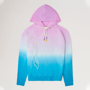 Sweats à capuche personnalisés de luxe aux couleurs dégradées pour hommes et sweat-shirt unisexe à manches longues de haute qualité avec service OEM sweats à capuche pour hommes - Product Image 3