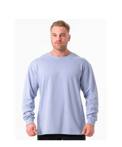 Sweat à capuche pour homme avec applique en patch délavé, style vintage, 100% coton, 480 g/m², sweat à capuche surdimensionné en molleton français, lavage à l'acide - Product Image 1