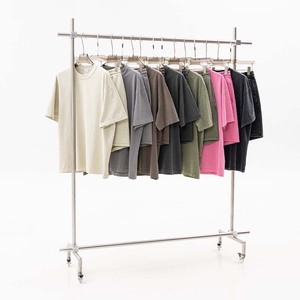 T-shirt Vintage Distressed Heavy Duty con Stampa Brand e Taglio Corto, Stile Urbano - Product Image 3