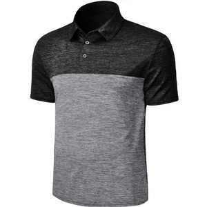 Camiseta de Polo de manga corta de corte clásico para hombre, 100% algodón, transpirable, bordada con el último diseño, patrón sólido de punto - Product Image 1