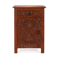 Table de chevet en bois artisanale moderne avec tiroir, couleur personnalisable, durable, pour chambre, appartement, salon, salle à manger, mobilier de maison