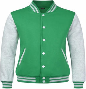 Streetwear unisexe blouson bombardier en coton à la mode, style universitaire, décontracté, coupe ajustée, design ample, vêtements pour hommes, veste pour hommes - Product Image 1