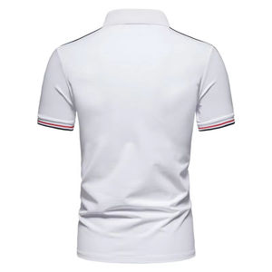 OEM_ODM polos unis en coton à manches courtes respirants pour hommes, polo grande taille avec logo personnalisé de meilleure qualité pour hommes - Product Image 2