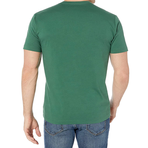 Camisetas de Cuello en V para Hombre, Manga Corta, Alta Calidad, Estilo Casual, 100% Algodón, Camisetas Extra Grandes, Impresión de Logotipo Personalizada 2026 - Product Image 5