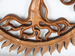 Decorazione <span class=keywords><strong>della</strong></span> casa unica, decorazione <span class=keywords><strong>della</strong></span> casa all'ingrosso appeso a <span class=keywords><strong>parete</strong></span> <span class=keywords><strong>albero</strong></span> <span class=keywords><strong>della</strong></span> <span class=keywords><strong>vita</strong></span> in rilievo in legno Design antico - Product Image 6